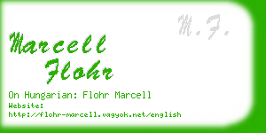 marcell flohr business card